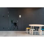Artek Aalto jakkara E60, harmaa - koivu, sisustuskuva