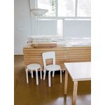 Artek Aalto stool E60, lacquered white, decoration image