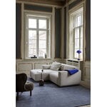 &Tradition Little Petra lounge chair and pouf, Sahara sheepskin - walnut, decoration image