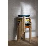 Artek Aalto stool 60, black - birch, decoration image