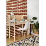 Vitra Eames DSR chair, white - chrome, decoration image