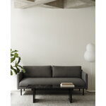 Normann Copenhagen Rar sohva, 2-istuttava, Re-born tummanharmaa, sisustuskuva