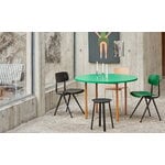 HAY Two-Colour table, 120 cm, ochre - green mint, decoration image