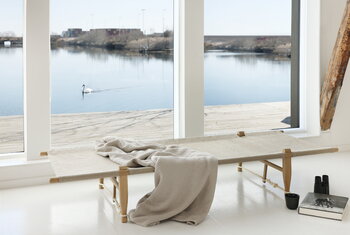 Skovshoved Møbelfabrik OGK daybed, oak - linen, decoration image