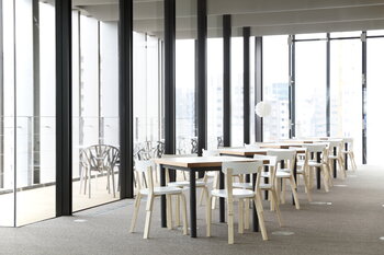 Artek Aalto chair 69, white, decoration image