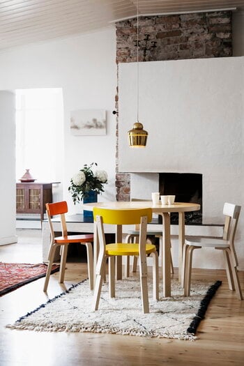 Artek Aalto chair 69, orange, decoration image