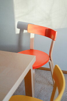 Artek Aalto chair 69, orange, decoration image