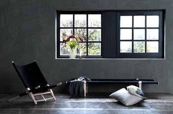 Skovshoved Møbelfabrik OGK daybed, pyökki - musta, sisustuskuva
