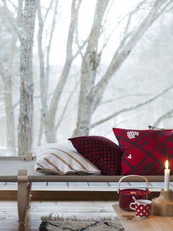 Skovshoved Møbelfabrik OGK daybed, pyökki - pellava, sisustuskuva