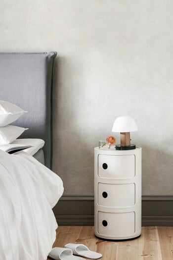Kartell Componibili storage unit, 3 modules, white, decoration image