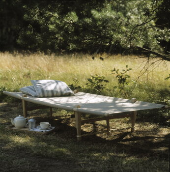 Skovshoved Møbelfabrik OGK daybed, pyökki - pellava, sisustuskuva
