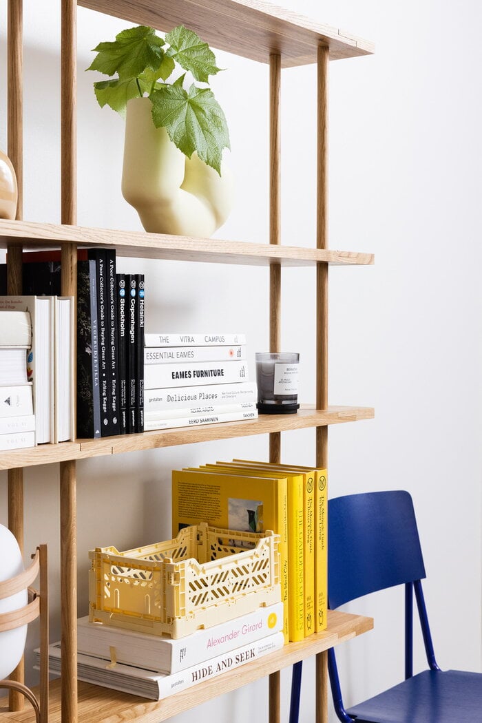 Säilytys Sisustusyksityiskohta Vitra Design Museum Paperi HAY Keltainen Muovi Keramiikka Sininen Metalli