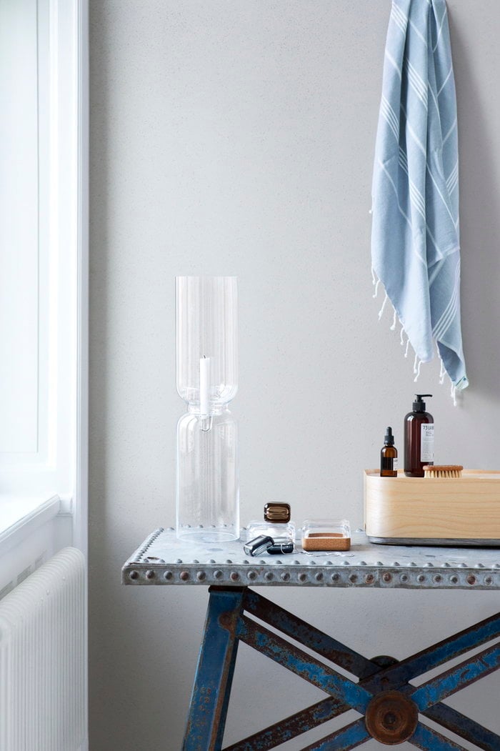 Kylpyhuone Iittala Transparent Glass Gray Natural