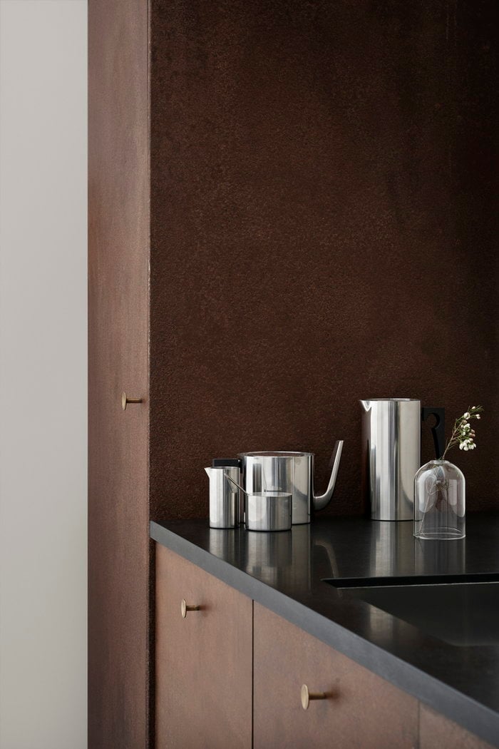 Kattaus Teehetki Keittiö Stelton Hopea Metalli