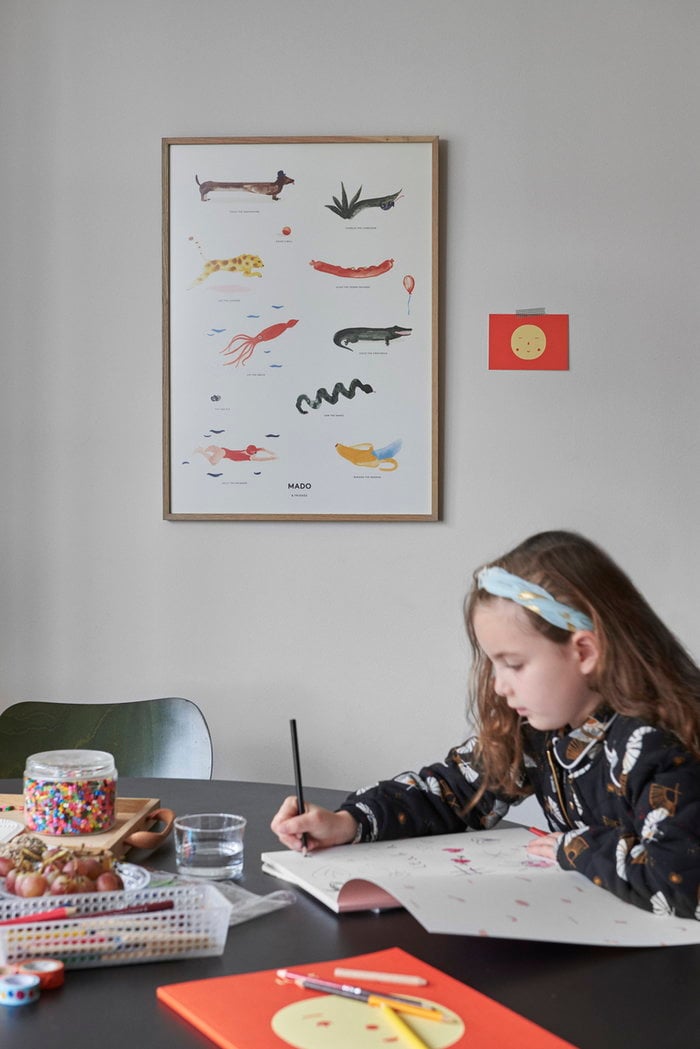 Lastenhuoneet MADO Valkoinen Paperi Monivärinen