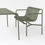 HAY Palissade table, 82,5 x 90 cm, sky grey, extra image