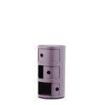 Kartell Componibili storage unit, 3 modules, purple, extra image Kartell Componibili storage unit, 3 modules, purple, extra image