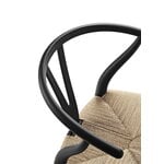 Carl Hansen & Søn CH24 Wishbone chair, black oak - natural cord, extra image
