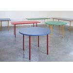 HAY Two-Colour table, 120 cm, ochre - green mint, extra image