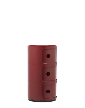 Kartell Componibili storage unit, 3 modules, burgundy, extra image
