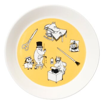Moomin Arabia Muumi lautassetti, Toimisto & Talviyö, tuotteen lisäkuva