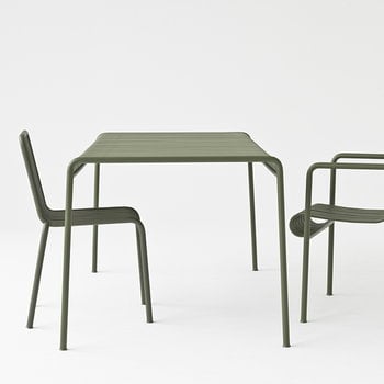 HAY Palissade table, 82,5 x 90 cm, sky grey, extra image