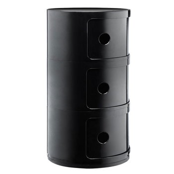 Kartell Componibili storage unit, 3 modules, black, extra image