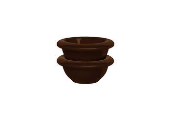 Hem Bronto egg cup, 2 pcs, brown, extra image
