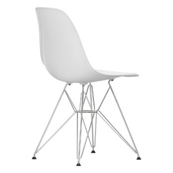 Vitra Eames DSR chair, cotton white RE - chrome, extra image