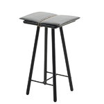Skagerak Georg bar stool, low, black