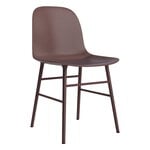 Normann Copenhagen Form tuoli, ruskea teräs - ruskea