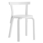 Artek Aalto chair 68, all white, product image Artek Aalto chair 68, all white, product image