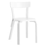 Artek Aalto chair 69, all white, product image