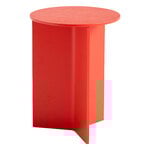 HAY Slit Wood table, 35 cm, high, candy red, product image