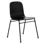 Hem Touchwood chair, black - black steel, product image