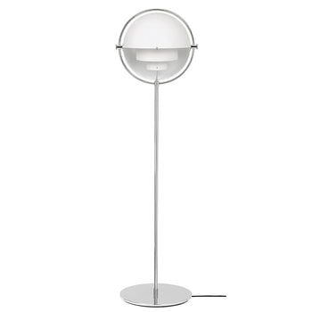 GUBI Multi-Lite lattiavalaisin, kromi - valkoinen, tuotekuva