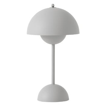 &Tradition Flowerpot VP9 portable table lamp, matt light grey, product image